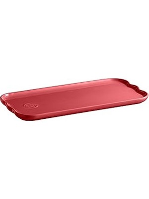 Nacario Emile Henry Madeleine Servis Tabağı 2 x 15 x 31,5 cm Pembe