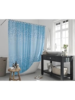 Nacario Jackline Banyo Duş Perdesi 6303 Tek Kanat 1X120X200