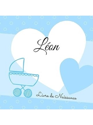 Nacario Leon Livre De Naissance: 21X21CM - Carré - Personnalisé - Interieur Couleur, Album Photo, Messages