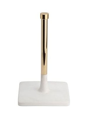 Nacario System Banyo Tezgah Üstü Hareketli Havluluk Beyaz-Gold Renk 270X160X160 mm Beyaz Tek Ebat BA4016 05