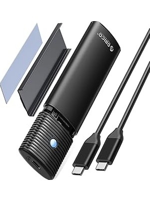 Nacario Coverzone Orico USB 10GBPS M.2 Nvme & Sata SSD Harici Kutu, Toolless Tasarım, Alüminyum Soğutuculu