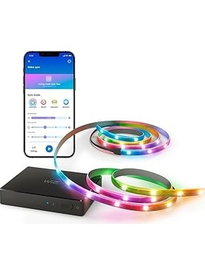 Nacario Wiz HDMI Sync Box, Tv Aydınlatmalı, Filmler/oyunlar Vs. ile Senkronize Işık, HDMI 2.0, 60Hz'De 4K D