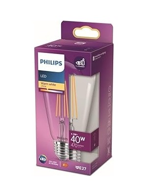 Nacario LED 40W ST64 E27 Sıcak Beyaz Dim Edilmez Filament LED Ampul