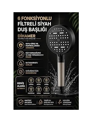 Nacario Filtreli Duş Başlığı | Su Arıtma, Yumuşak Su Etkisi, Ekonomik Kullanım