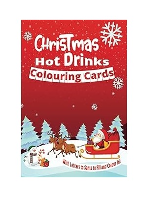 Nacario Independently Published Christmas Cards To Color In: Christmas Drink Mugs To Colour In And Pers
