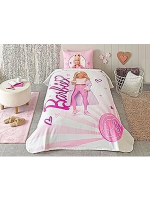 Nacario Taç Light Standart Pamuk Nevresim Takımı, Pembe, Tek Kişilik