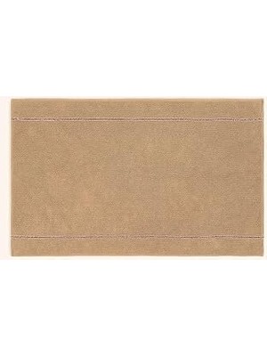 Nacario Costa Saçaklı Şerit Detaylı Pamuk Pamuk Kilim 90X140 cm Bej
