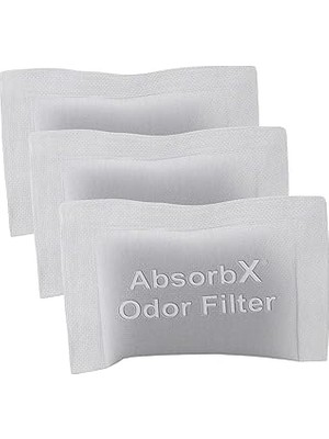 Nacario Sensorcan 3'lü Paket Absorbx Koku Gidericiler Emer, Doğal Aktif Karbon, Biyobozunur, Koku Bölmeli 1
