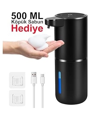 Nacario Greentech Sensörlü USB Şarjlı Köpük SABUNLUK/GT-SD03S