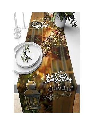 Nacario Pelangi Ramazan Fenerli Ramadan Mubarak Tutmaz Kumaş Salon Mutfak Masa Değişik Ranır Modelleri