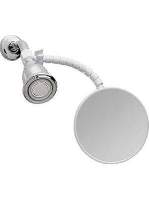 Nacario Interdesign 20301EU Beschlagfreier Duschspiegel Flex, Beyaz