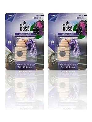 Nacario Magic Dose Dekoratif Ayna Süsü Ahşap 5 ml 2li Paket