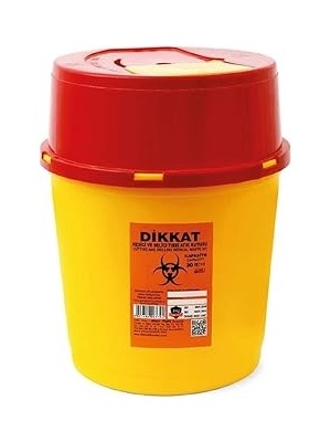 Nacario 10 Adet Enfekte Atık Kutusu 30 Lt. + Atık Torbası 2 Adet