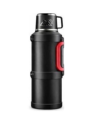 Nacario Coofbe Profesyonel 68 Oz Pasianmaz Çelik 2 Litre Kamp Termosu Bardaklı Termos 24 Saat Sıcak 36 Saat