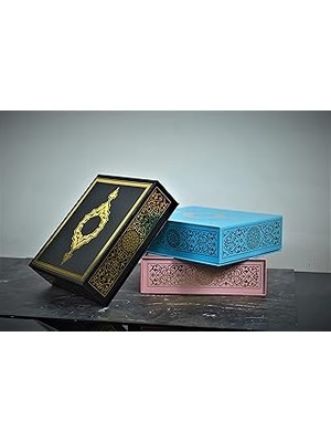 Nacario Hediyenikap Siyah Renk Lüks Yaldız Baskılı Hediye Kutusu "26 cm x 22 cm x 7.5 Cm" 8691747571684599