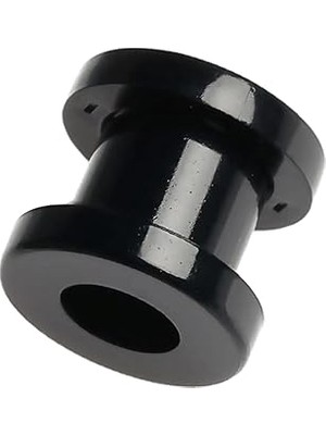 Nacario Rouge Moulin Boy Tünel Piercing, Siyah Silikon