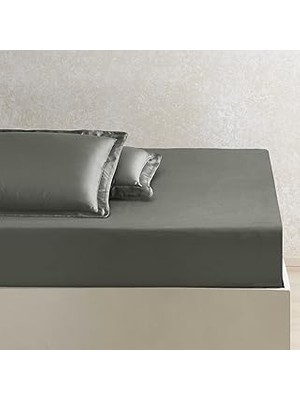 Nacario Linens x Tencel™ Lyocell King Lastikli Çarşaf Yeşil