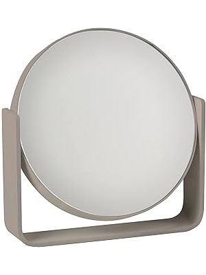 Nacario Zone Denmark Ume Masa Aynası, Büyütmeli Kozmetik Aynası, 5 Katlı, Çap 19 Cm, Yükseklik 19,5 Cm, Boz