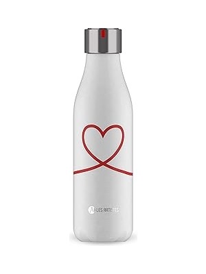 Nacario Les Artistes Paris 500 ml Çift Katmanlı Paslanmaz Çelik Isı Yalıtımlı Termos Matara Love | Sızdırma