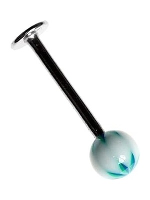 Nacario Rouge Moulin Labret Stud 316 L Bioplast Piercing TDGR00931