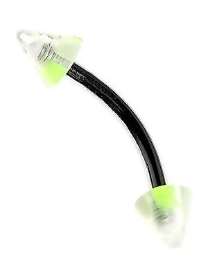 Nacario Rouge Curved Barbel Çelik Spike Piercing TDGR00912