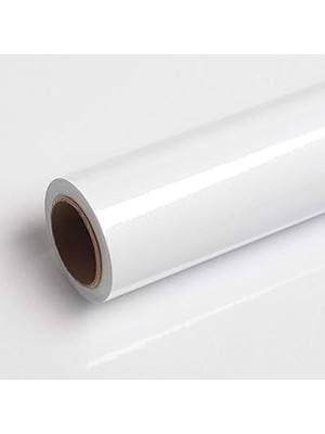 Nacario Parlak Beyaz Yapışkanlı Kaplama Folyosu 61 cm x 7 mt