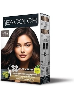 Nacario Set Saç Boyası 3.4 Koyu Kestane