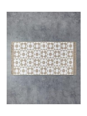 Nacario Maran Dokuma Kilim Krem