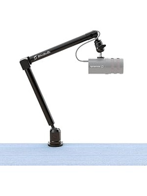Nacario Avermedia Masa Kelepçeli Mikrofon Kolu, Tamamen Ayarlanabilir Bom Kolu, 1/4 "ıla 5/8" Adaptör, Stüd