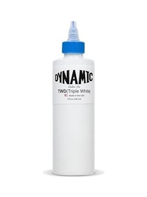 Nacario Triple White - Beyaz Tattoo Dövme Boyası - 8OZ/240ML