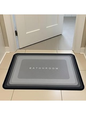 Nacario Wiforte Dikdörtgen Süper Emici Banyo Paspası – 38 * 58 cm Hızlı Kuruyan Kaymaz Tabanlı Emici