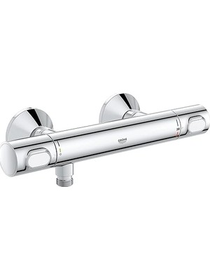 Nacario Grohe Precision Flow Termostatik Duş Bataryası, Su Tasarruflu, Krom, 34840000