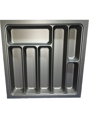 Nacario 36X36 Çekmece Içi Antrasit Kaşıklık Maket Bıçağı Hediyeli (33X32,5 Cm'e Kadar Kesilebilir)