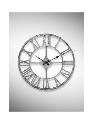 Nacario Galaxy DM30 Serisi Roma Rakamlı Metal Duvar Saati Siyah 30 cm