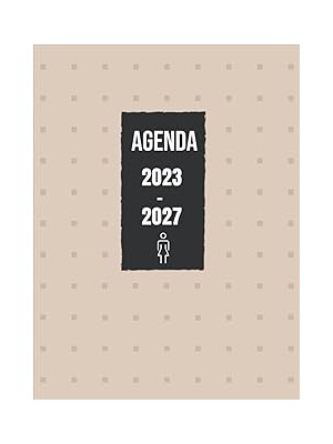 Nacario Agenda Sur 5 Ans De 2023 À 2027: Planificateur Journalier De Janvier 2023 À Décembre 2027 Pour Femm