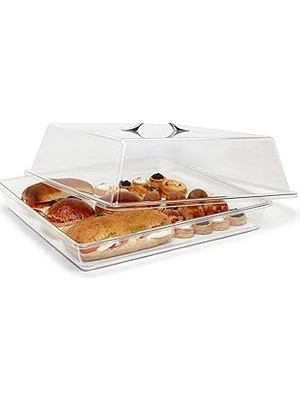 Nacario Bora Kare Pasta Kek Kabı Takım 400*400*110 Metal Kulplu Pc BO366