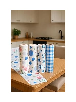 Nacario 40 Adet Kullan At Masa Örtüsü Sıvı Geçirmez(4 Rulo) Tek Kullanımlık 100X120 cm Sofra Kağıdı
