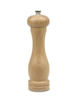Nacario Cole & Mason HA0825P Beech Capstan 200MM Tuz Değirmeni