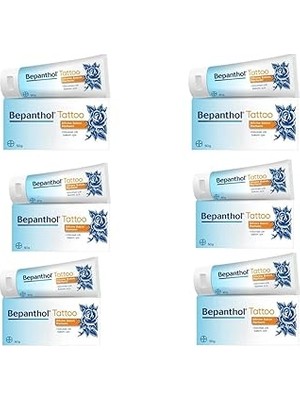 Nacario Tattoo Dövme Bakım Merhemi, 50 Gr, 6 Adet