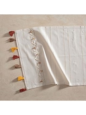 Nacario Boncuk Ponponlu Runner 50X130 cm