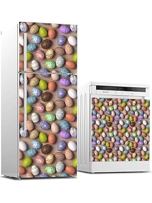 Nacario Buzdolabı Bulaşık Makinası Beyaz Eşya Sticker Kaplama Yumurtalar