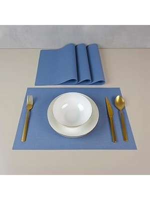 Nacario Maxstyle Harmony Periwinkle 4 Parça Amerikan Servis 30X45 cm