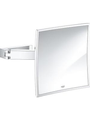 Nacario Grohe Selection Cube Duvara Monte Makyaj Aynası Krom - 40808000