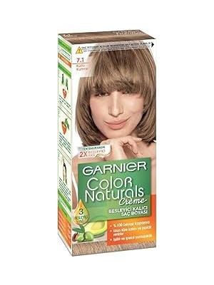 Nacario Color Naturals Saç Boyası 7.1 Küllü Sarı