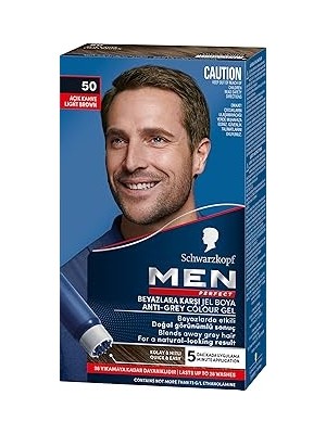 Nacario Schwarzkopf Men Perfect Saç Boyası 50 - Kahve, 80 ml
