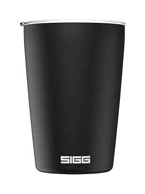 Nacario Sigg Neso Cup Black Termos Kupa (0,3 L), Zararlı Madde Içermeyen Yalıtımlı Kahve Kupası, Coffee