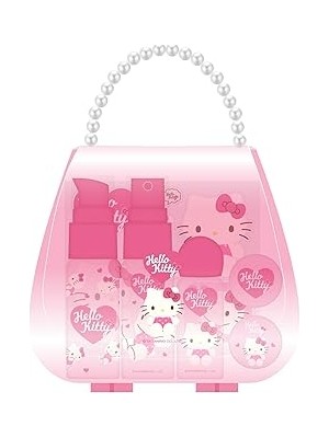 Nacario Sanrio Hello Kitty Pembe Serisi 7'li Seyahat Seti