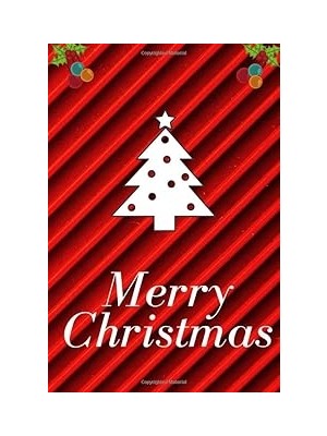 Nacario Merry Christmas Botebook: Merry Christmas Gift, Calendar, Nice Gift, (110 Pages, Blank, 6 x 9)