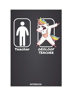 Nacario Teacher - Geology Teacher Notebook: 6'x9' 120 Blank Pages - Calendar Journal | Christmas Present, B