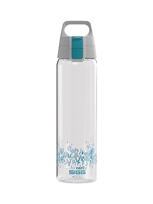 Nacario Sigg Total Clear One Myplanet Trinkflasche, Bpa-Freie Und Auslaufsichere Trinkflasche, Bruchfeste S